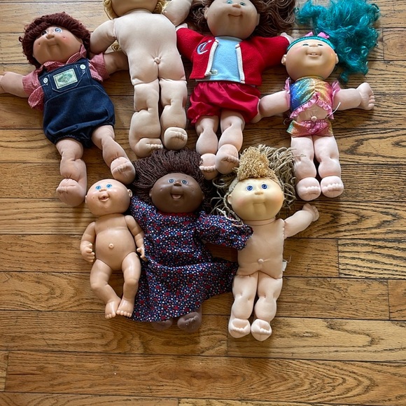 7 Cabbage Patch Kids Toy Dolls Lot Collection Coleco Vintage CPK Boy Girls Rare - Picture 9 of 9